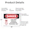 Signmission Lead Paint Removal Authorized Danger Sign, Aluminum, 18in W x 12in L, 2PK OS-2PACK-DS-A-1218-L-1916 - alternate 4